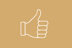 Animated thumbs up icon