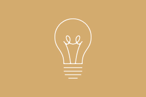 Animated light bulb icon