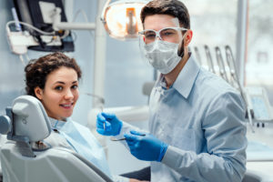 A patient visits a dental practice after searching for a “dentist near me” on the internet.